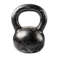 isolado kettlebell em uma transparente fundo destacando força Treinamento equipamento para ginástica entusiastas, kettlebell 20kg isolado em transparente fundo png