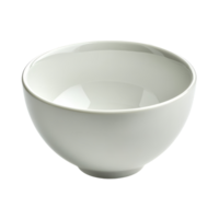 Elegant empty porcelain ceramic bowl on a transparent background ideal for minimalist decor and culinary presentations, Empty porcelain, Ceramic bowl on transparent backgroundfile png
