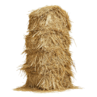 A large haystack stands prominently against a plain transparent background in this minimalistic composition, Hay Stack on transparent background png
