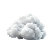 A fluffy transparent cloud gently floating against a pure transparent background, evoking a sense of tranquility and calmness, transparent cloud on transparent background, png