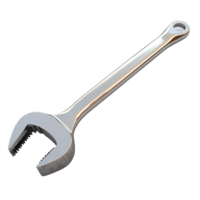 A detailed view of a spanner tool isolated against a clean transparent background for mechanical and repair tasks, Spanner tool isolated png