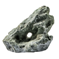 Heavy reef rock with unique textures and natural formations on a clean transparent background for display or decor, heavy reef rock on transparent background, png
