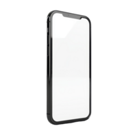 A sleek smartphone with a blank screen on a transparent background for seamless design presentation, 3d smartphone with blank screen transparent background png