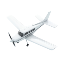 Realistic model of a flying airplane isolated on a transparent background showcasing aviation design and detail, Flying airplane Isolated, 3D realistic vehicle in transparent, 3d airplane, 3d render png