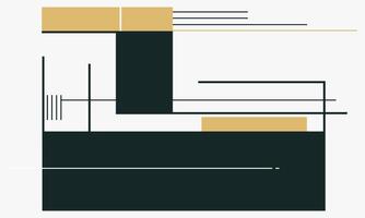 A black and gold abstract design with a white background vector