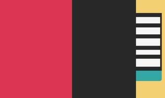 flat design of book minimalist vector