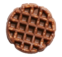 Waffle with Chocolate, Top View png