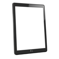 Sleek Digital Tablet with a Crisp White Screen Ideal for Work and Play png