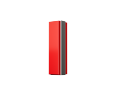 Vibrant Red Capital Letter I Gleams With Its Sleek Design Bold Font With Sharp Edges 3D Illustration png