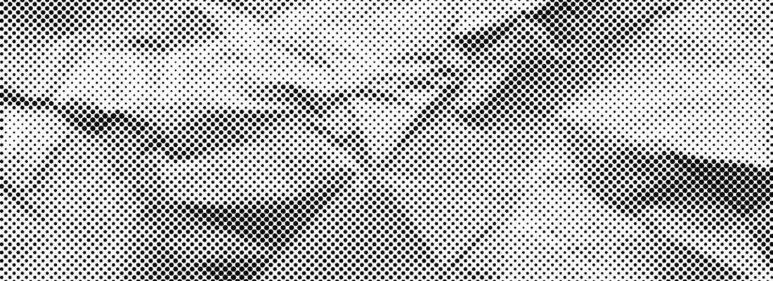 Crumpled paper halftone texture. Dotted rough wrinkled background. Old creased paper sheet overlay. Comic pop art grain wallpaper. Aged damaged gritty page in cartoon style. Crumpled surface
