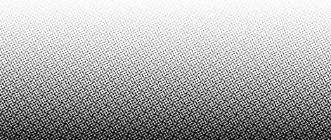 Black halftone gradient background. Fading overlapping dotted halftone texture. Vanishing polka dot backdrop. Raster pixel gradation pattern. Comic pop art overlay wallpaper for ad poster flyer vector