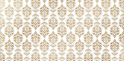 Damask pattern golden colors isolated white backgrounds for Elegant luxury texture wallpapers, page fill, books covers, Digital interfaces, prints templates material cards invitation elements vector