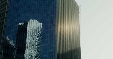 A tall building with a clock on it video