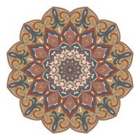 Symmetrical Mandala Art Lines, Abstract Floral Mandala Coloring Patterns for Graphic Elements, Fabric Pattern png