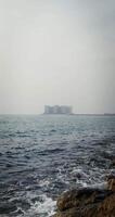 A view of the ocean from the shore video