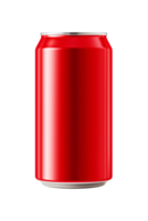 330ml Aluminum Soda Can Mockup on Transparent Background - High Resolution Image png