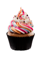 Delicious Cupcake Isolated on Transparent Background High Quality Image for Design Use png