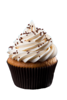 Delicious Cupcake Isolated on Transparent Background High Resolution. png