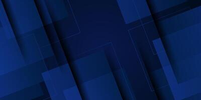 Abstract 3D dark blue diagonal geometric background. Overlapping square shapes with line pattern. Eps10 vector