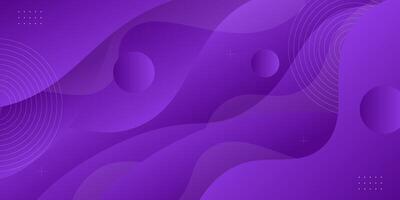 Abstract 3D wave design with minimal purple background for banner cover, book flyer and other graphic design. vector