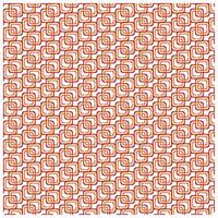 A geometric pattern featuring repeated red and orange square outlines on a white background, creating a dynamic tile effect, It could be used as a wallpaper, fabric design, pillow or other vector