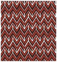 A repeating chevron pattern in deep red, orange, black, and white, creating a bold geometric design. vector