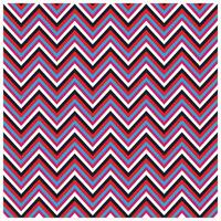 Colorful zigzag pattern featuring vibrant red, blue, white, and black lines creating a dynamic visual effect. vector