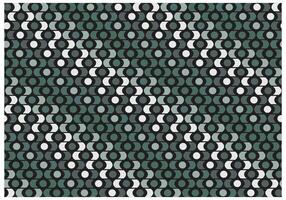 A repeating pattern of interlocking shapes in black, white, and green hues, creating a visually dynamic and contemporary design., it could be used as a wallpaper, fabric design and pillow vector