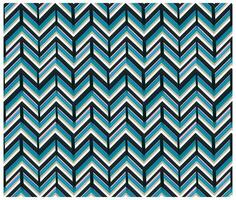 A vibrant chevron pattern featuring alternating teal, black, white, and pink stripes creating a dynamic, modern design. vector