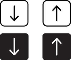 Download button icon collection, uploading concept down signs, download icon, symbol design, vector
