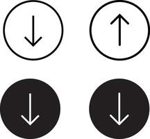 Download and upload icon in generic style,uploading concept down signs, Software download icon, vector