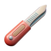 beautiful traditional Medical Scalpel Top View Isolated Element professional png