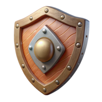 magnificent rustic Medieval Shield Front View Cutout high resolution png
