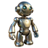 wonderful modern Metallic Robot Body with Reflective Surface Isolated Element high quality png