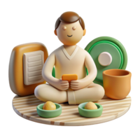 stunning classic Mindfulness Meditation Guide Cutout with Practical Instructions professional png