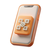 lindo abstrato minimalista Smartphone com qr código para local na rede Internet Acesso transparente original png