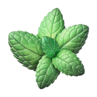 magnificent abstract Mint Leaves Isolated png