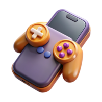 extraordinary creative Mobile Phone Gaming Controller Attached Isolated Element original png