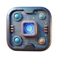 magnificent modern Modern Ai Interface Hud Element Cutout png