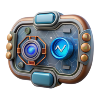 wonderful vintage Modern Ai Interface Hud Element Cutout premium png