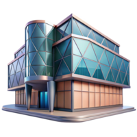 magnificent traditional Modern Building Geometric Design Transparent Background high resolution png