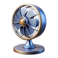 impressive rustic Modern Desk Fan with Chrome Base Cutout authentic png