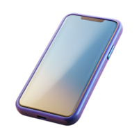 magnificent modern Modern Smartphone with Blank Screen Isolated on Transparent Background detailed png
