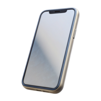 impressionante clássico moderno Smartphone com em branco tela isolado em transparente fundo exclusivo png