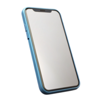 wonderful abstract Modern Smartphone with Blank Screen Isolated on Transparent Background premium png