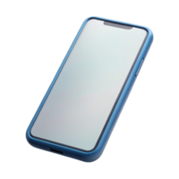 vibrant vintage Modern Smartphone with Blank Screen Isolated on Transparent Background premium png