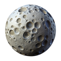 magnificent vintage Moon Surface Crater Close Up Isolated authentic png