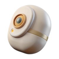 beautiful rustic Motion Sensor Device Isolated White Plastic Casing authentic png