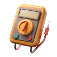 extraordinary rustic Multimeter Digital Display Close Up Isolated png