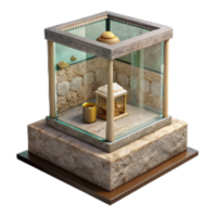 extraordinary modern Museum Exhibit Display Case Transparent Background high resolution png